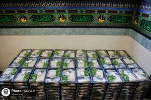 ضیافت افطاری 2000 دانش آموزان دختر مشهدی