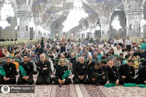 مراسم گرامیداشت سی و چهارمین سالگرد ارتحال امام خمینی در حرم مطهر رضوی