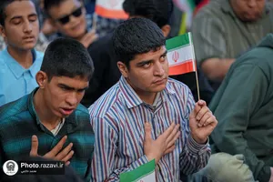 حضور خدام حرم مطهر رضوی در مرکز آموزش نابینایان امید