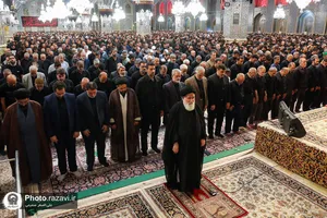 مراسم عزاداری روز تاسوعای حسینی در رواق امام خمینی(ره)