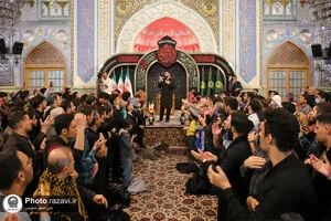مراسم گرامیداشت حماسه ٩ دی در حرم مطهر رضوی - 1