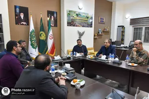 دیدار معاون فرهنگی و توسعه وزارت ورزش و جوانان با مدیران رسانه&zwnj;ای آستان قدس رضوی