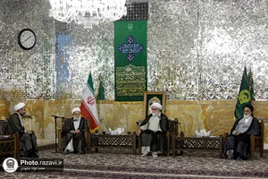دیدار شیخ عیسی قاسم، رهبر شیعیان بحرین با تولیت آستان قدس رضوی