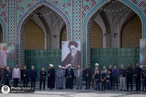 تشییع پیکر حجت&zwnj;الاسلام والمسلمین حسین صادقی در حرم مطهر رضوی
