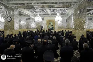 مراسم اعطای احکام خدام حرم مطهر رضوی