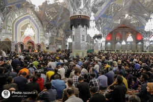 عزاداری دهه آخر صفر در رواق امام خمینی حرم مطهر رضوی