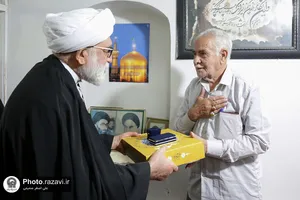 عزاداری شب تاسوعای حسینی با حضور تولیت آستان قدس رضوی