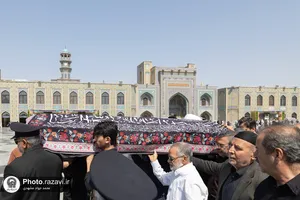 تشییع پیکر والده مکرمه آیت الله صدر حسینی