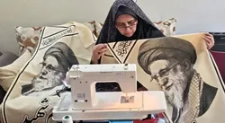 دوخت بیش از ٢۵٠٠ پرچم جبهه مقاومت ملی در اصفهان