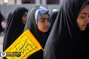 حضور خدام حرم مطهر رضوی در مدرسه امام جواد علیه&zwnj;السلام