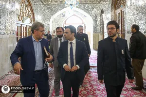 تشرف سرکنسول جدید پاکستان در مشهد به حرم مطهر رضوی