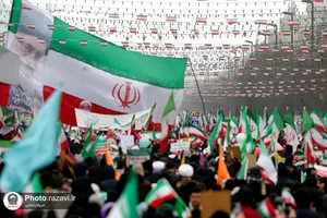 راهپیمایی پرشکوه 22 بهمن در مشهد-٢