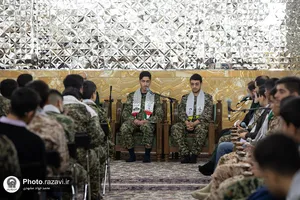 دیدار فعالان بسیج دانش&zwnj;آموزی شهرستان مشهد با تولیت آستان قدس رضوی