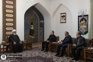 دیدار وزرای امور خارجه و راه و شهرسازی با تولیت آستان قدس رضوی