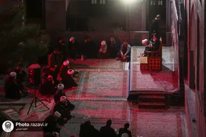 عزاداری شب شهادت امام سجاد علیه&zwnj;السلام در مدرسه دارالعلم