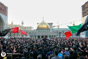 مراسم عزاداری هیئت ابناءالرضا(ع) در حرم مطهر رضوی