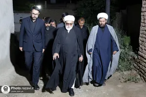 عزاداری شب تاسوعای حسینی با حضور تولیت آستان قدس رضوی