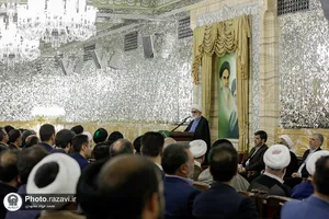 نکوداشت مقام معلم در حرم مطهر رضوی