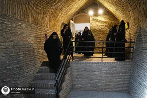 بازدید فعالان امربه&zwnj;معروف و نهی&zwnj;ازمنکر از موزه مردم&zwnj;شناسی و شمیم رضوان