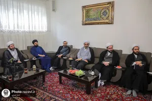 دیدار کارگروه مدرسه تابستانی دارالعلم با علما در مشهد-1