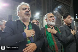 عزاداری هیأت&zwnj;های مذهبی استان سیستان و بلوچستان در حسینیه حرم