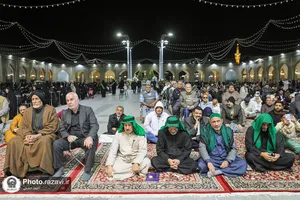 گردهمایی زائرین غیر ایرانی در حمایت از مردم فلسطین