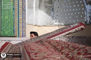 حال و هوای حرم مطهر رضوی در آستانه ولادت امام رضا علیه&zwnj;السلام