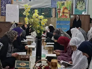 اعتکاف با رنگ و بوی رضوی در استان چهار محال و بختیاری