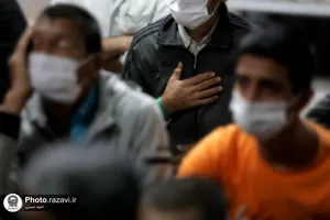 حضور خدام حرم مطهر رضوی در کمپ ماده 16 آقایان
