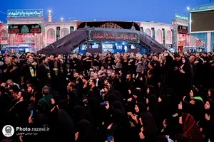 عزاداری کاروان سفیران امام رئوف علیه&zwnj;السلام در بین&zwnj;الحرمین