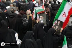 خادمیاران رضوی میناب با شور معنوی در راهپیمایی روز قدس حضور یافتند