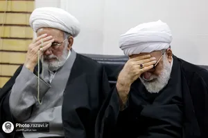 مراسم بزرگداشت شهدای سانحه هوایی رئیس جمهور و هیئت همراه در مشهد