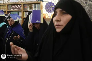 مراسم احیا آذری زبانان در حرم مطهر رضوی