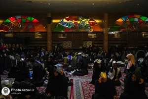 مراسم احیا شبهای قدر در باغ اردوگاه خاتون