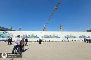 رونمایی از دیوارنگاره تجلی ارادت
