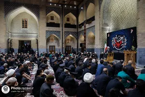 عزاداری عاشورای حسینی با حضور تولیت آستان قدس رضوی