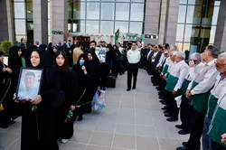 میزبانی آستان قدس از ۳۲۰ نفر از خانواده معظم شهدا و مجروحان لامرد