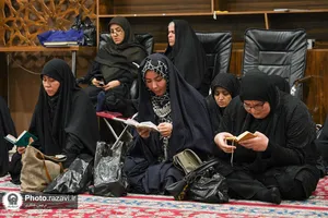 مراسم احیا شبهای قدر در باغ اردوگاه خاتون