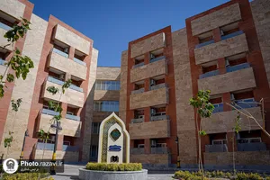 بازدید خواهران خدمه انتظامات حرم مطهر رضوی از خوابگاه &laquo;سرای نجمه خاتون سلام&zwnj;الله علیها&raquo;