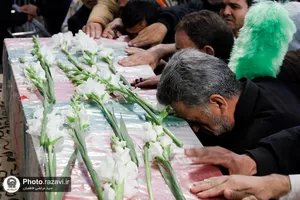 مراسم گرامیداشت حماسه ٩ دی در حرم مطهر رضوی