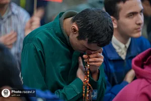 حضور خدام حرم مطهر رضوی در مرکز آموزش نابینایان امید