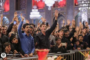 مراسم عزاداری شب رحلت پیامبر اکرم(ص) در رواق امام خمینی(ره)
