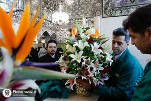 حال و هوای حرم مطهر رضوی در روز میلاد جوادالائمه علیه&zwnj;السلام