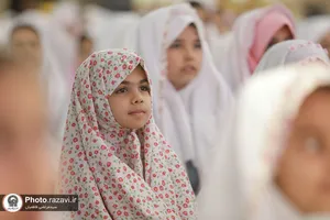 اختتامیه جشن تکلیف های دخترانه در حرم مطهر رضوی