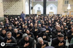 عزاداری حضرت اباعبدالله الحسین(ع) با حضور تولیت آستان قدس رضوی-3