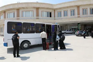 استقبال و بدرقه زائران آذربایجانی و ترکیه&zwnj;ای در مرز تمرچین توسط خادمیاران رضوی/ گزارش تصویری
