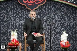 عزاداری شب شهادت حضرت زهرا سلام الله علیها در حرم مطهر رضوی