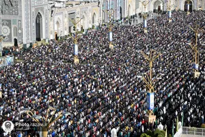 اقامه نماز عید سعید فطر در حرم مطهر رضوی - 1