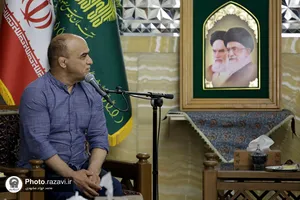 دیدار اعضای تیم ملی کشتی آزاد بزرگسالان ایران با تولیت آستان قدس رضوی