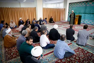 مراسم بزرگداشت هفته دفاع مقدس در بنیاد پژوهش‌های آستان قدس رضوی